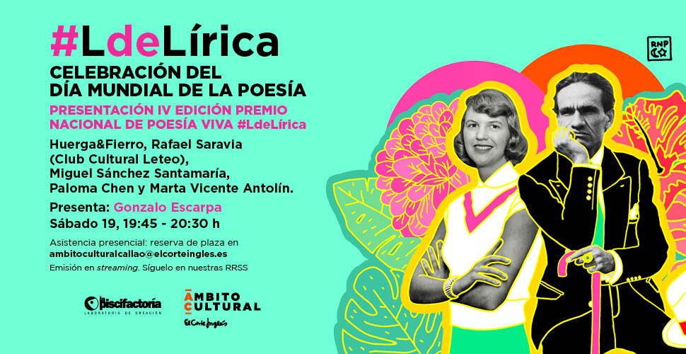 Imagen del evento Día Mundial de la Poesía. Presentación del IV Premio Nacional de Poesía Viva #LdeLírica